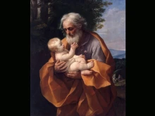 St. Joseph with the Infant Jesus, by Guido Reni, circa 1635